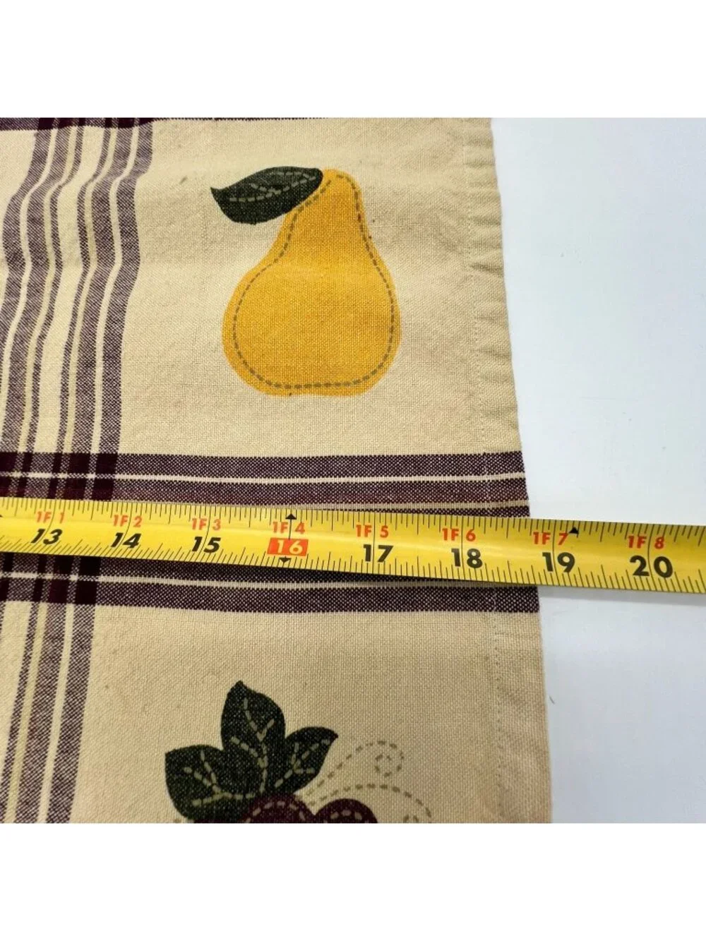Harvest 2003 Fruit-Patterned 100% Cotton Napkins Table Linen Set of 3